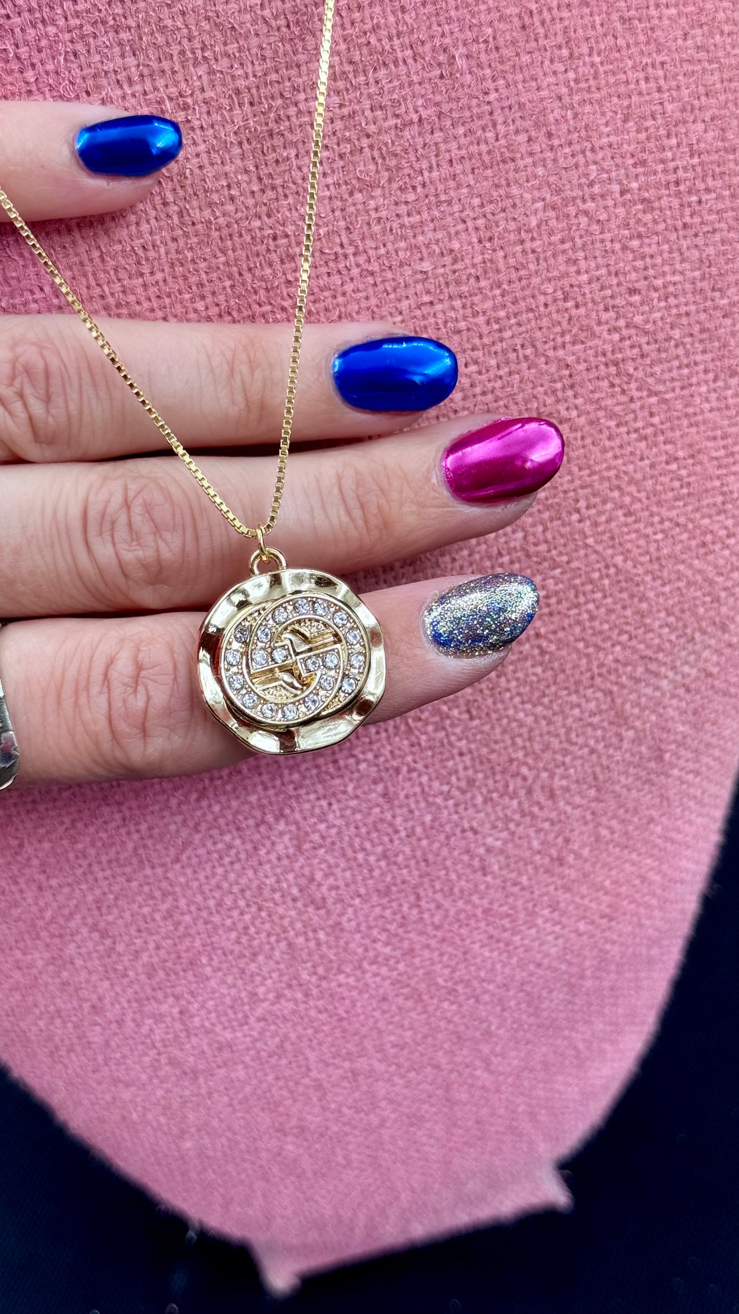 Vintage Gucci smykke GG i diamanter og gull