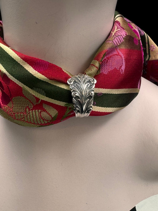 Vintage Skjerfring «Slørhale» oksider