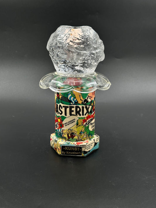 Asterix & Obelix lysestake med «kampestein krystall»