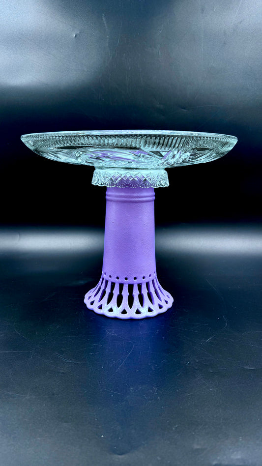 Vintage fat malt i pastell lilla