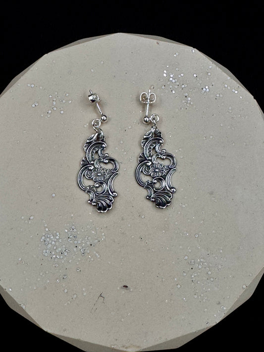 Vintage øredobber «oldemor» med ørestift