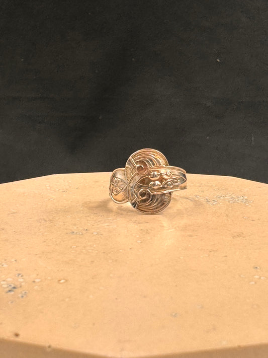 Antikk Sølvring str 58