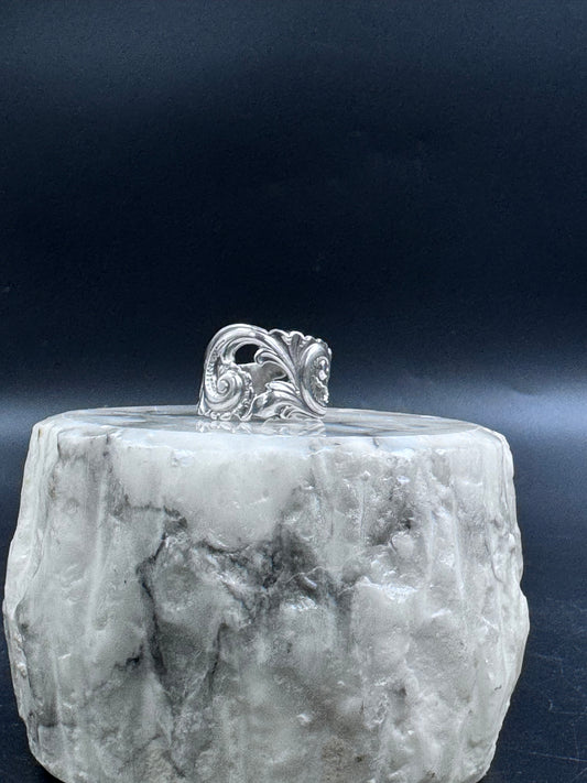 Vintage sølvring «Tele» str 49