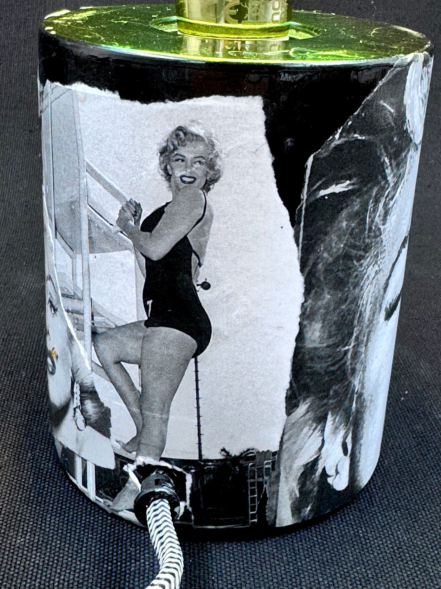 Marilyn Monroe PopArt lampe med lyspære