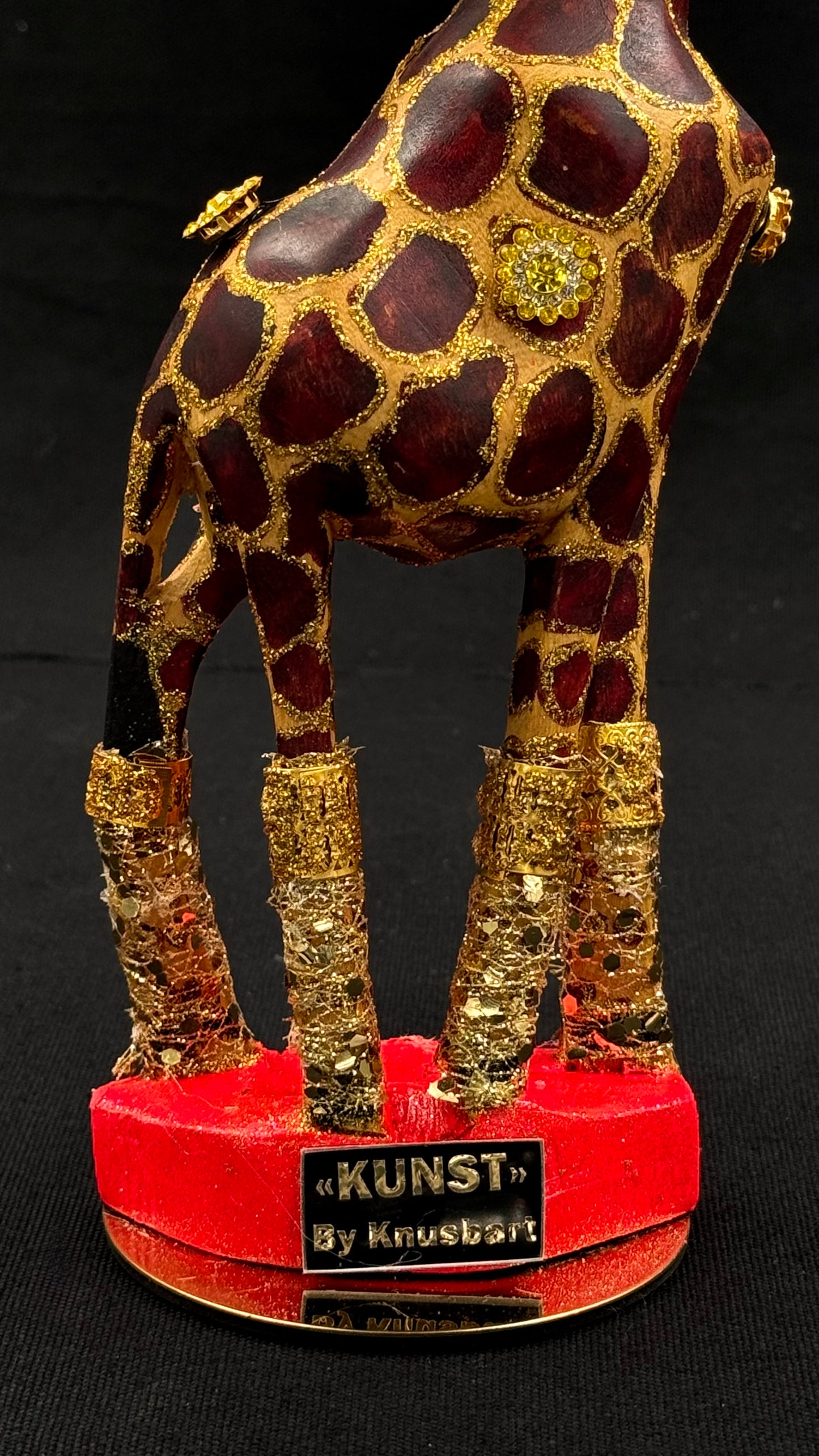 Vintage Sjiraff med LOL dukkehodet