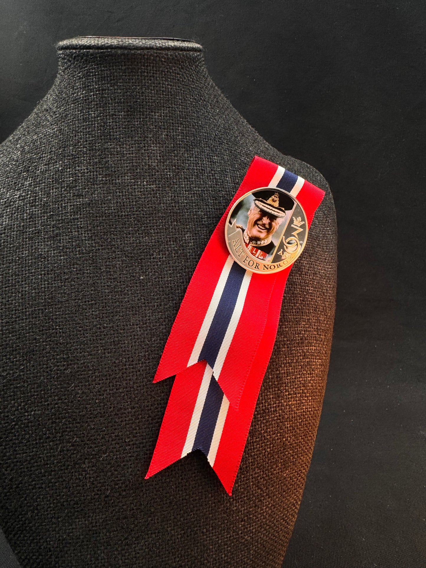 Vintage 17 Mai Samlermynt Sølv, Kong Olav