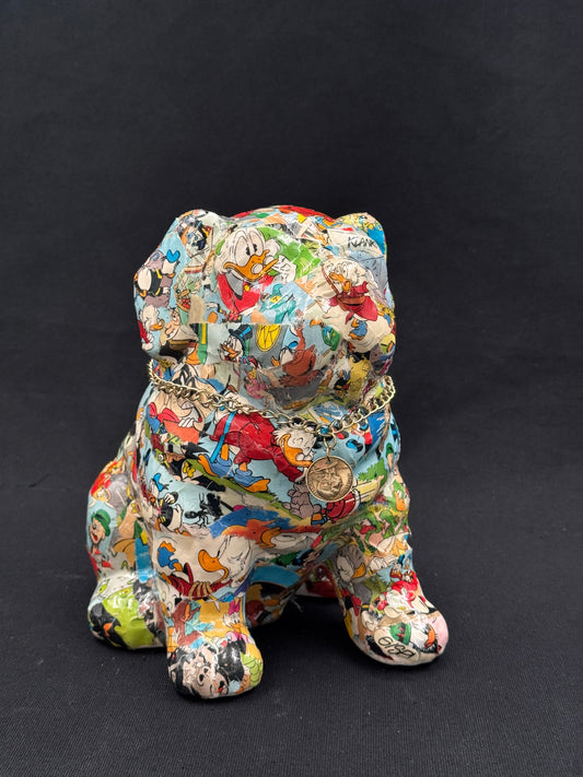 Onkel Skrue hund med «lykke ti øring»