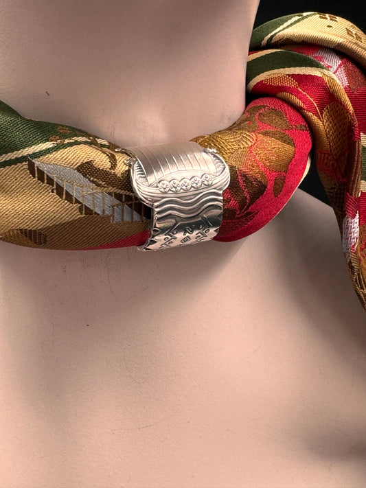 Vintage Skjerfring «Vikingskipet»