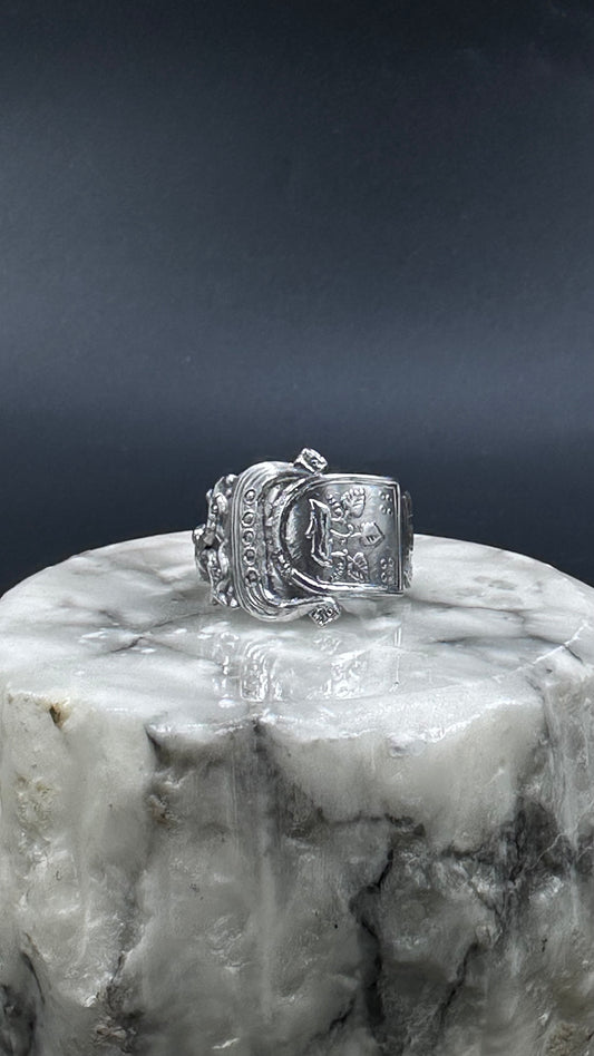 Vintage Vikingskip med «Stavanger» byvåpen str 62