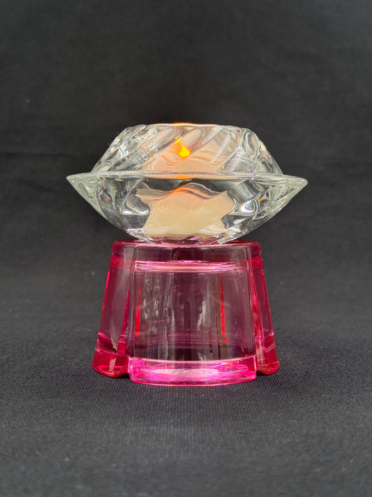 Vintage lysestake «mini» Rosa