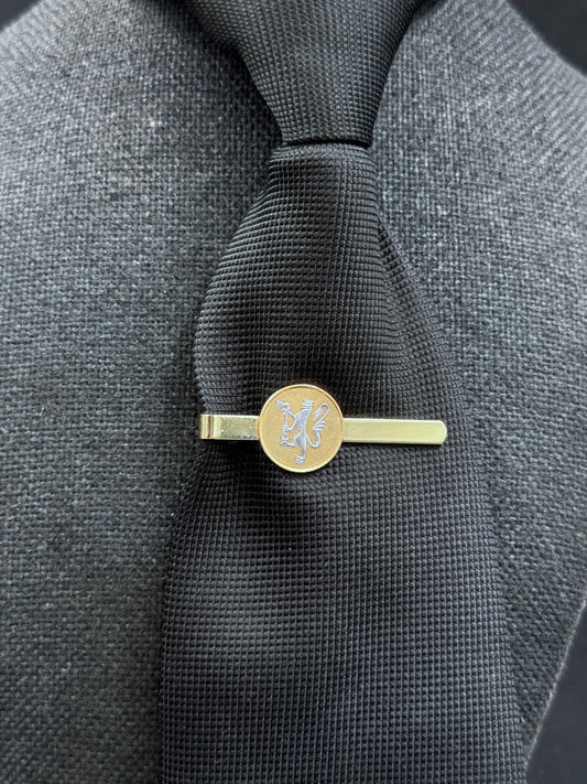 Vintage slipsnål samlermynt gull/sølv Norsk riksvåpen