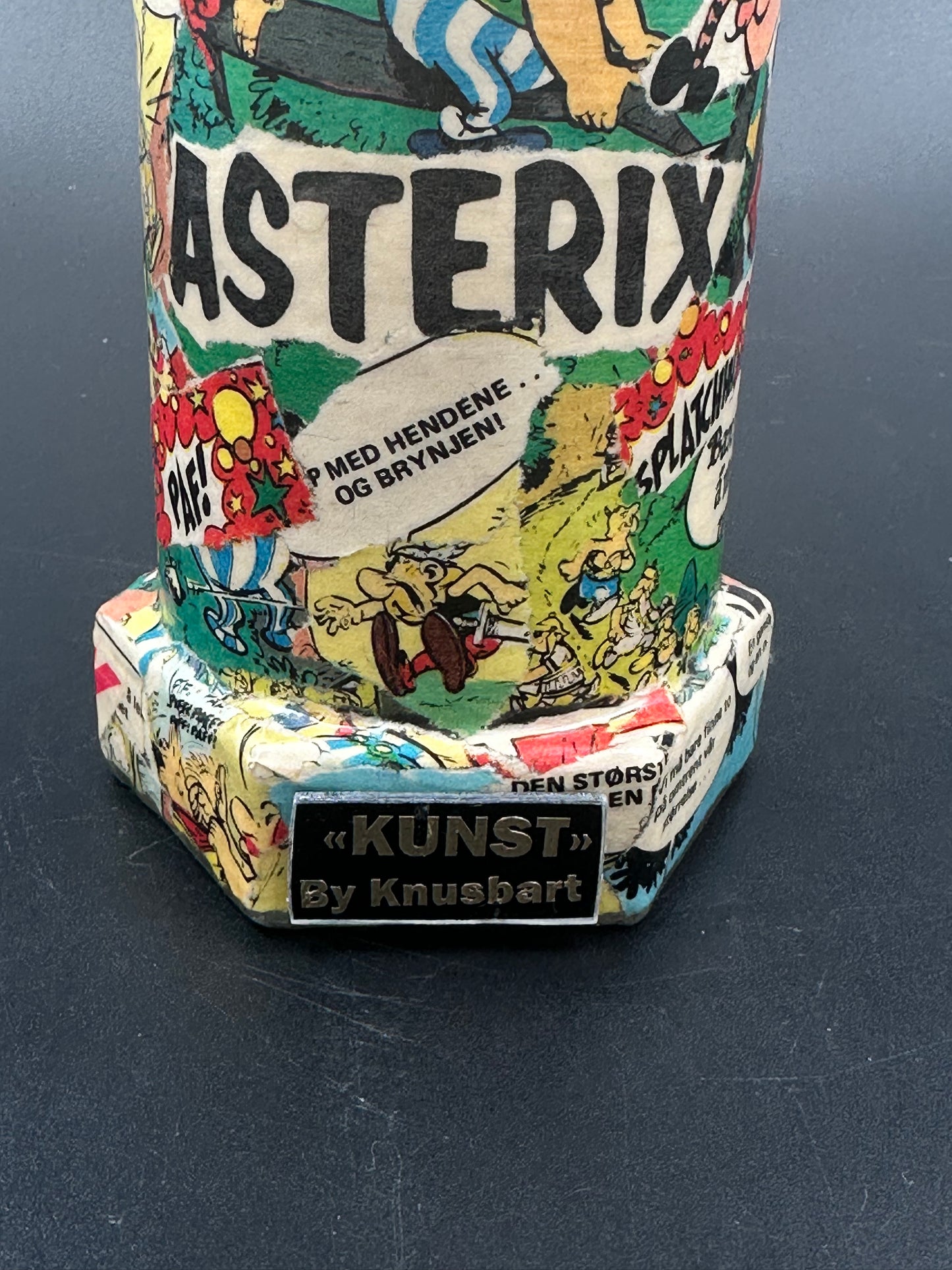 Asterix & Obelix lysestake med «kampestein krystall»
