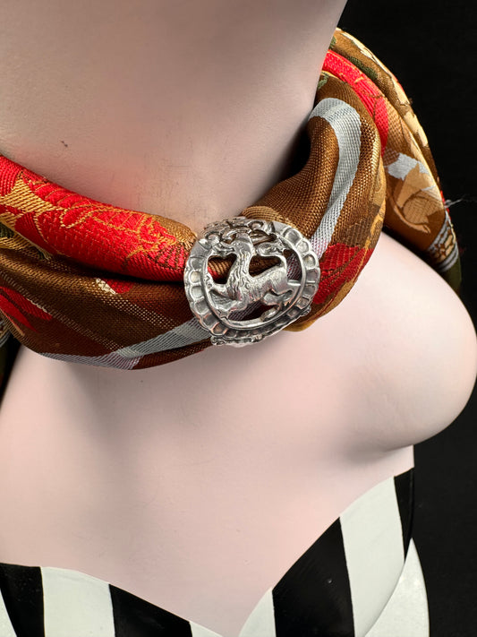 Vintage Skjerfring «Fabeldyr»