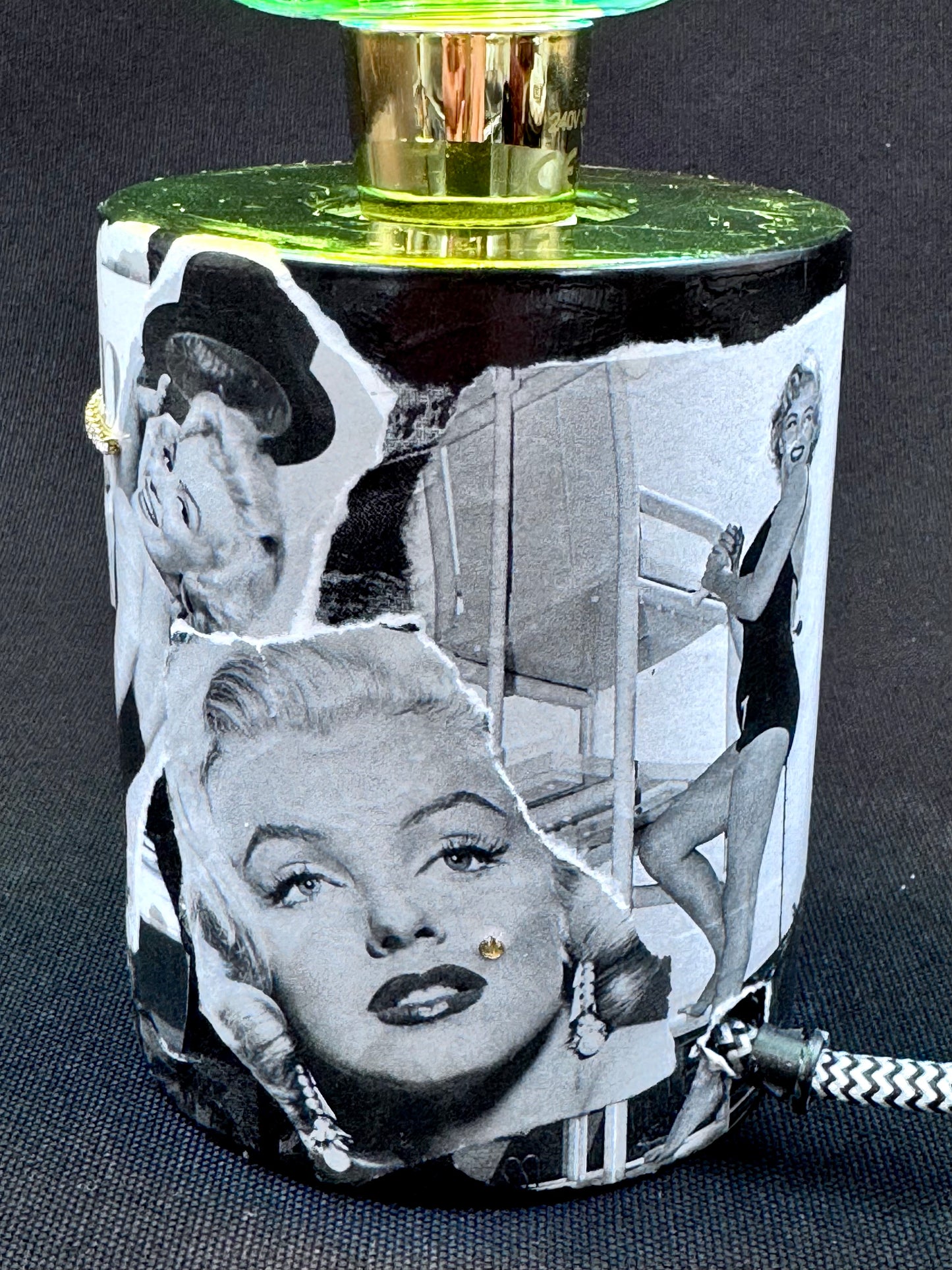 Marilyn Monroe PopArt lampe med lyspære