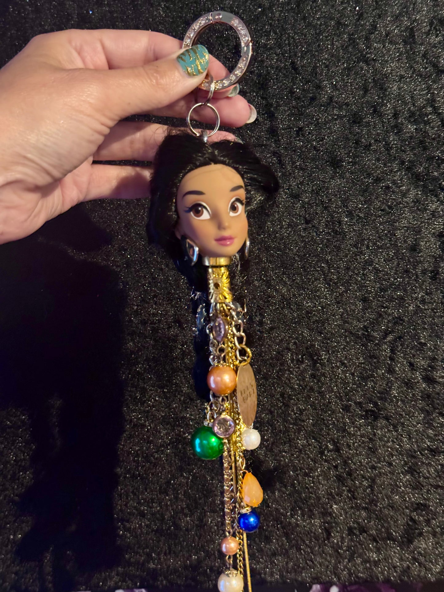 Vintage Barbie veskepynt. «Jasmin med orientalsk pynt»