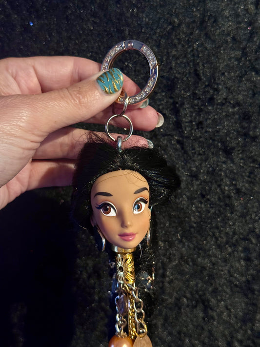 Vintage Barbie veskepynt. «Jasmin med orientalsk pynt»