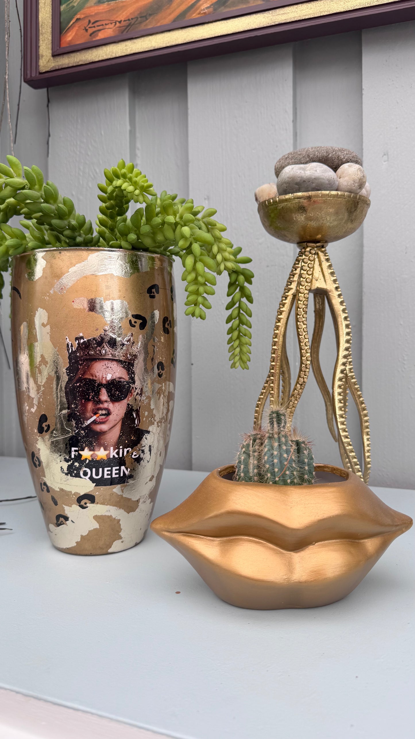 F🌟🌟king Queen Vase