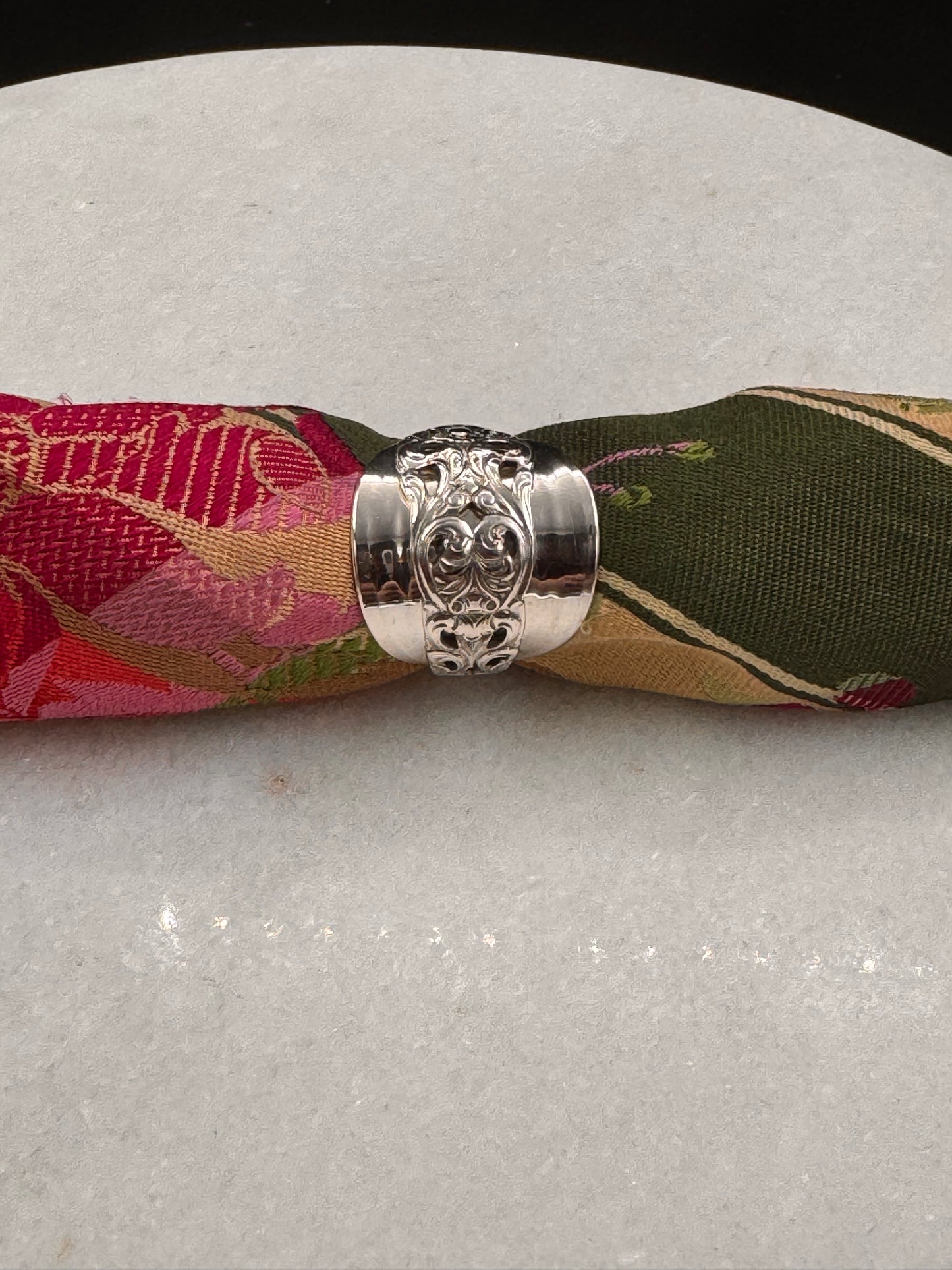 Vintage Skjerfring Statement «Valdres»