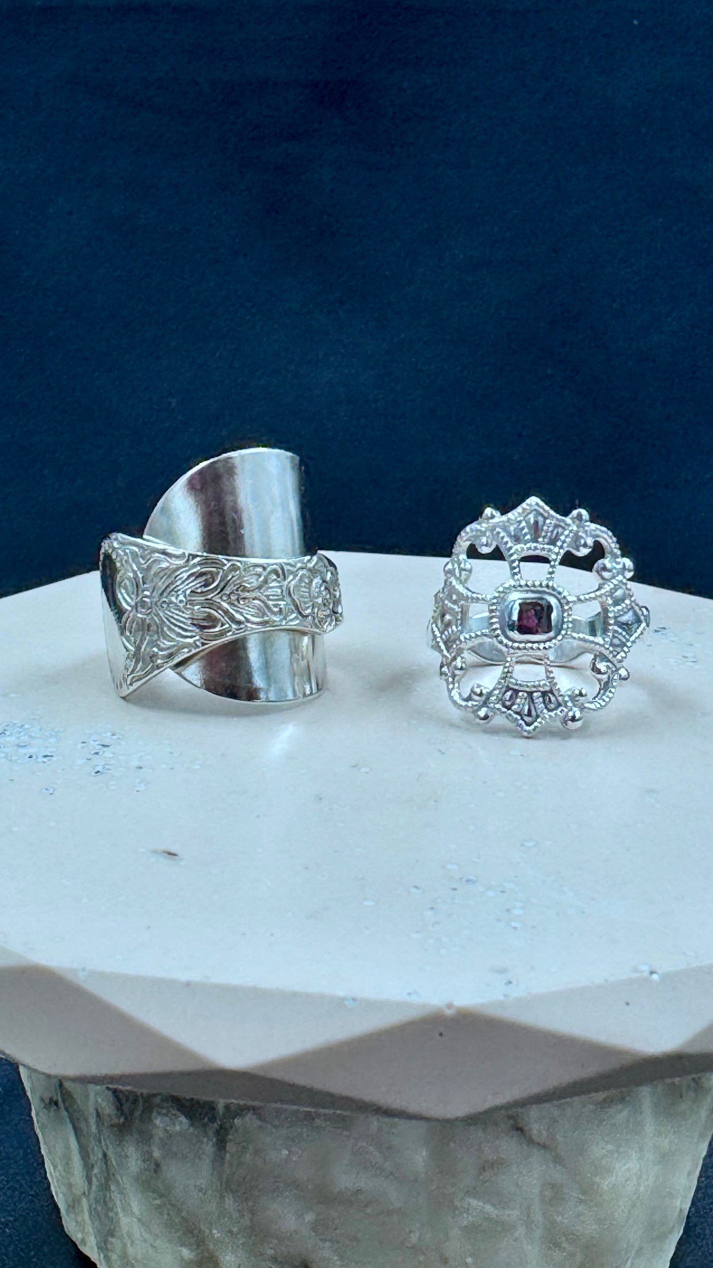 Speaialbestilling! 2 Diamantlampe og 2 ringer