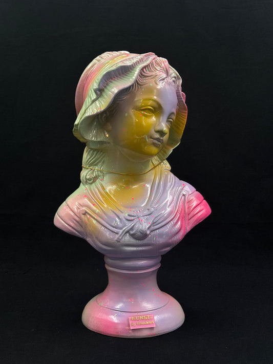 Vintage damebyste i pastell