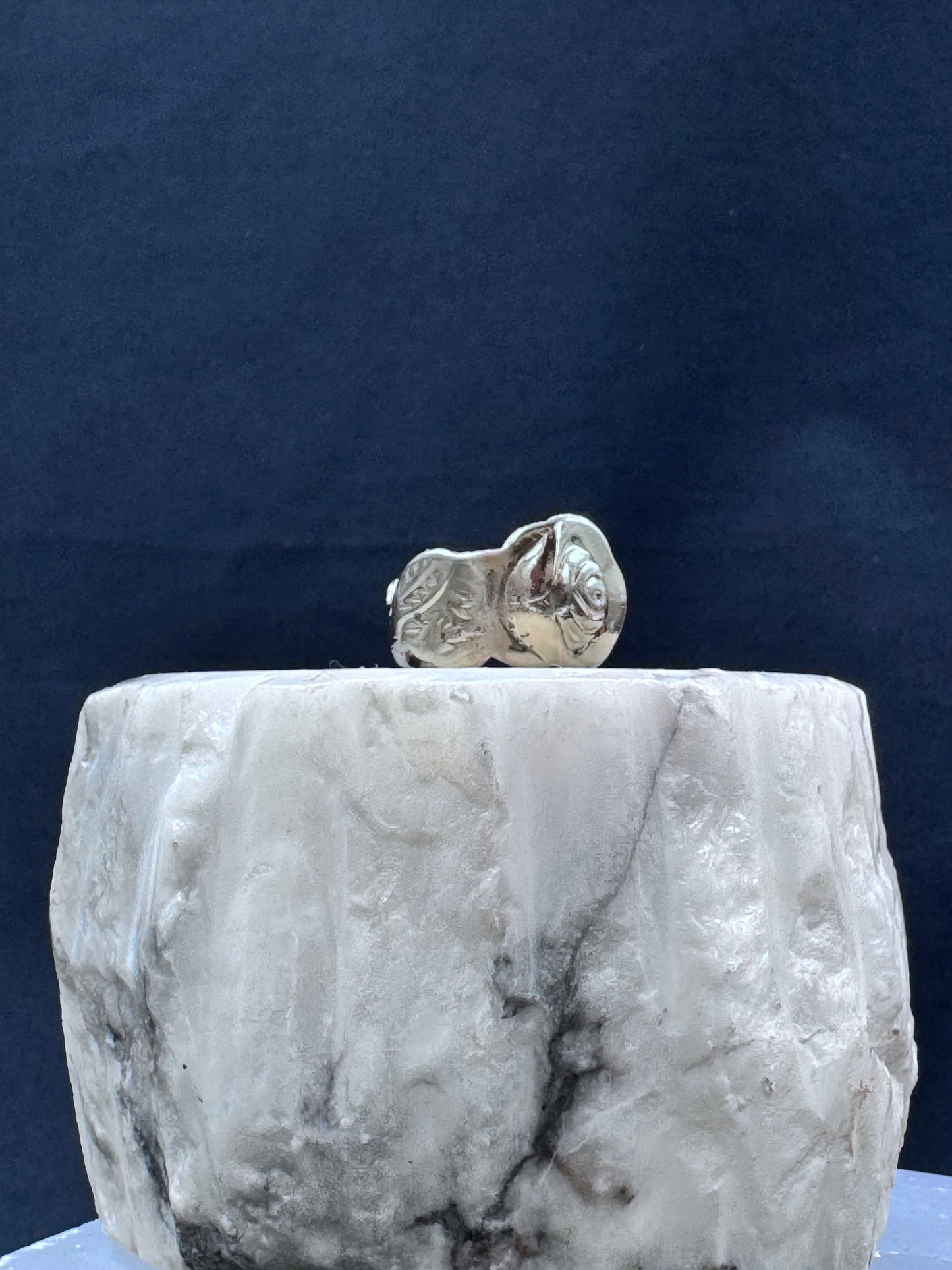 Vintage ring «Japansk rose» str 64