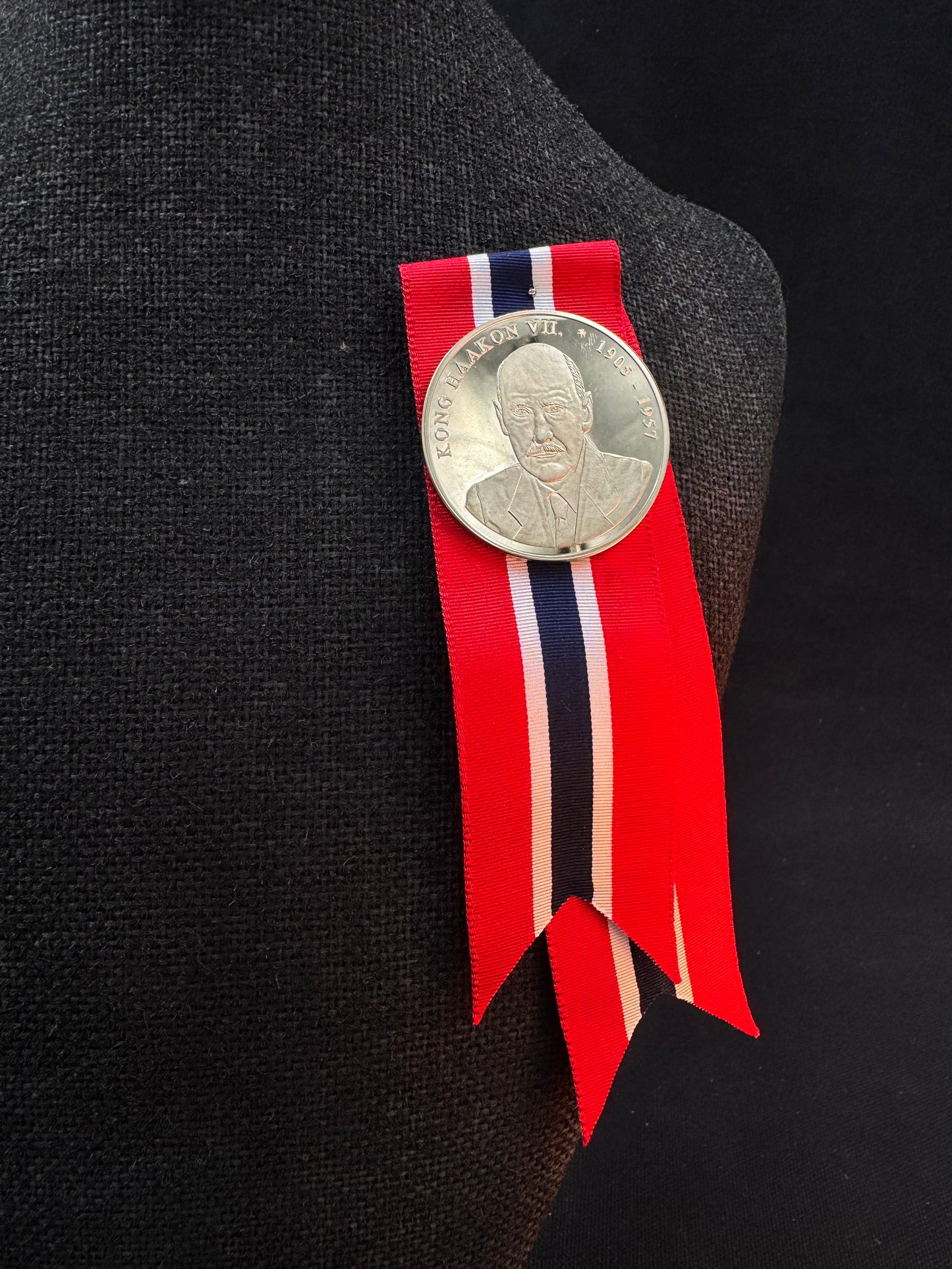 Vintage 17 Mai Samlermynt Gull Kong Håkon 7