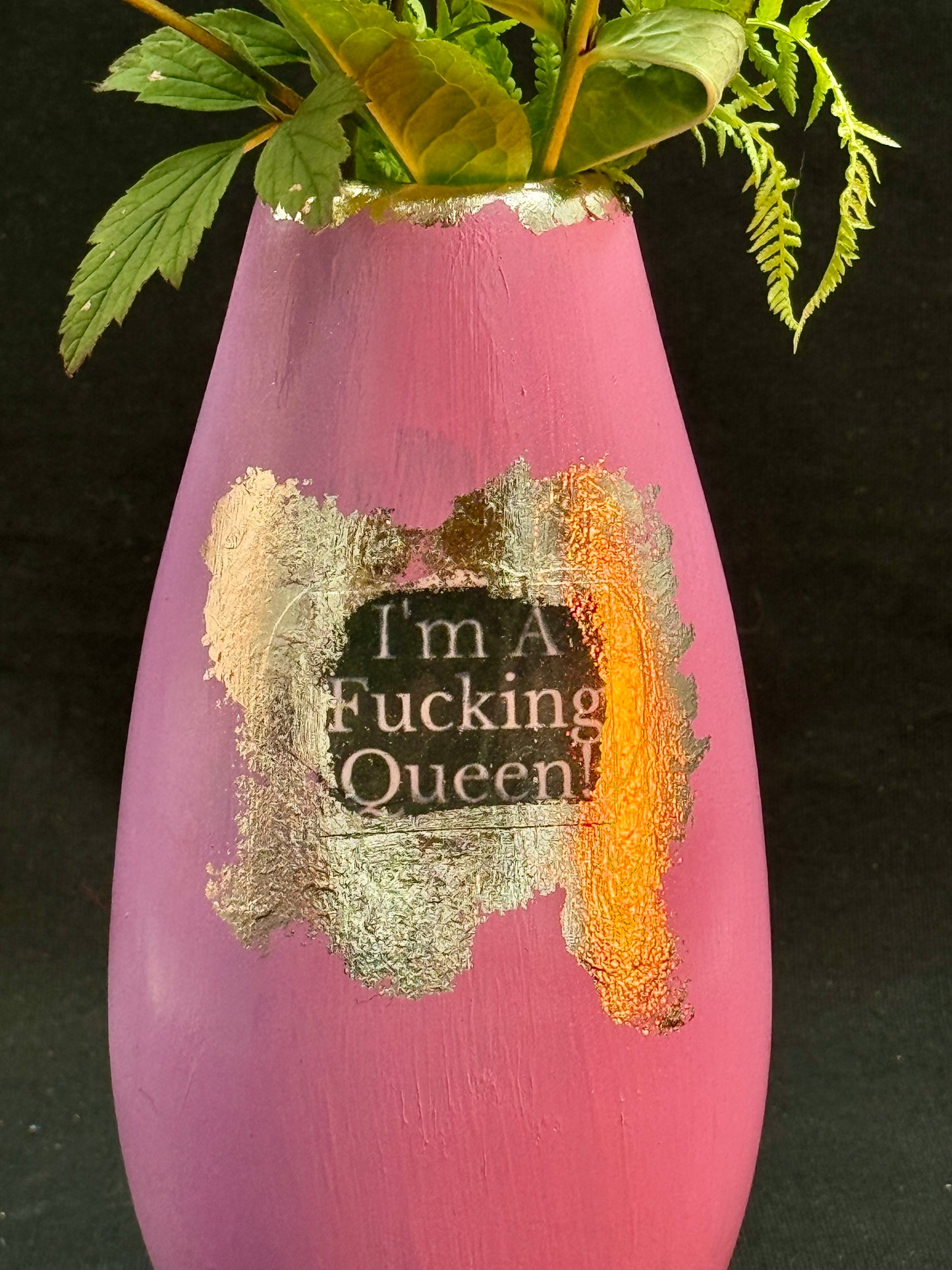Popart Audrey Hepburn vase i pastell lilla💜