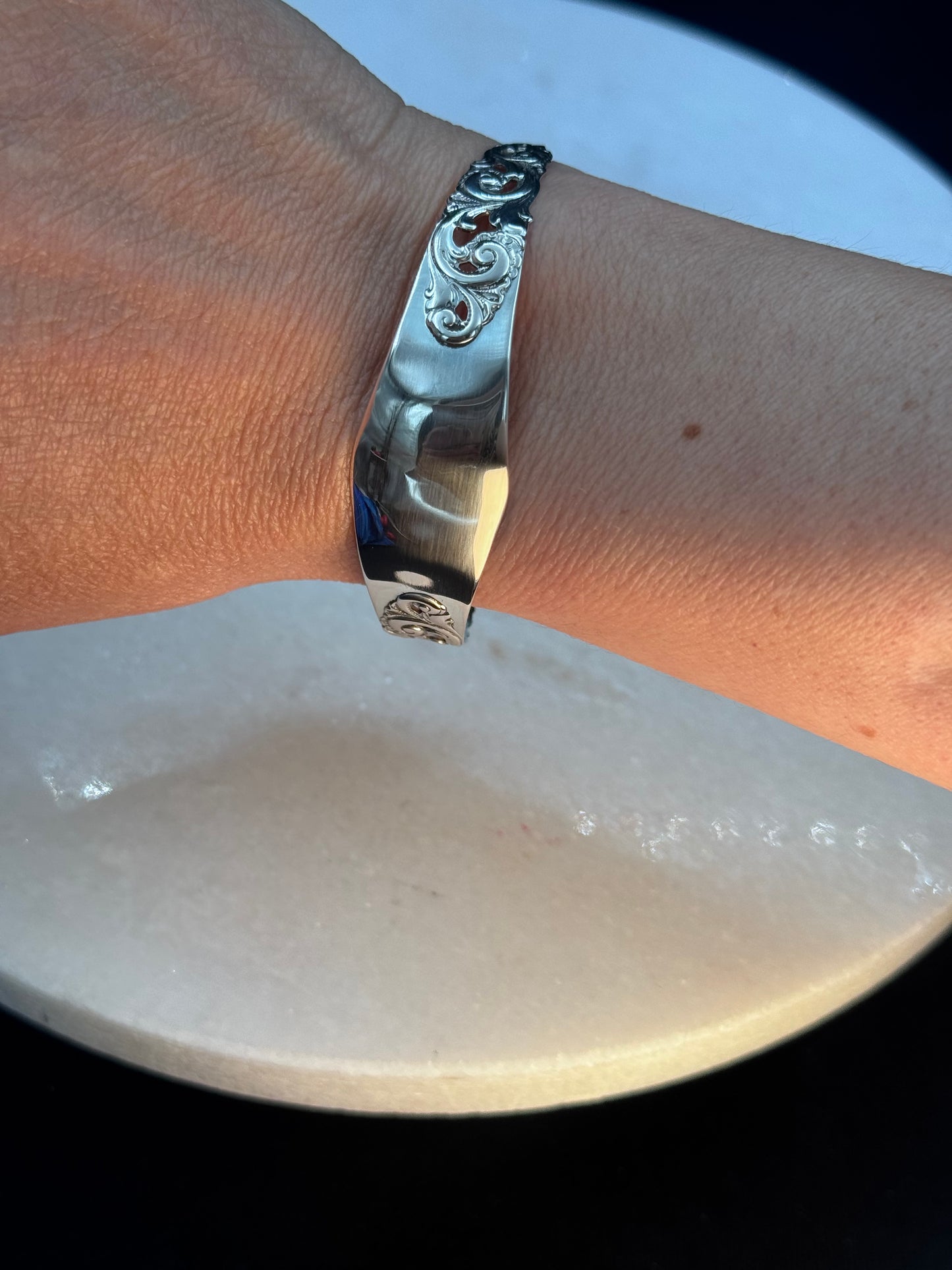 Bestilling! Vintage Skjerfring 7 stk og 1 armbånd