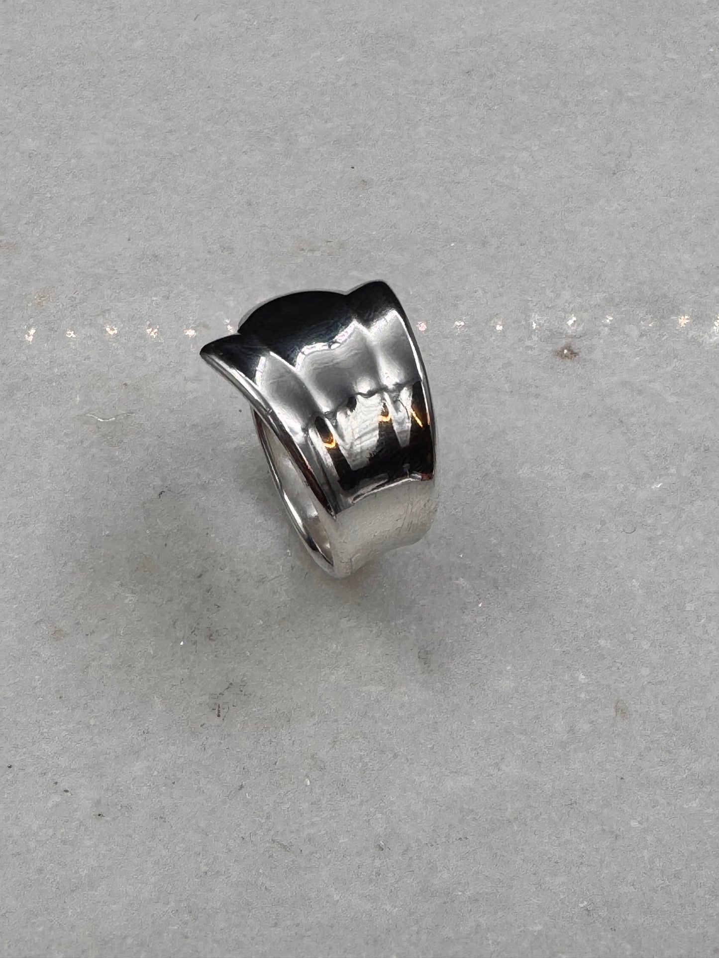 Vintage Skjerfring «Lilje» liten