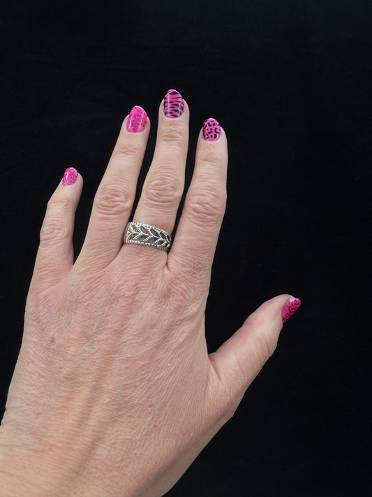 Bestilling! Vintage Ring Juvel str 56