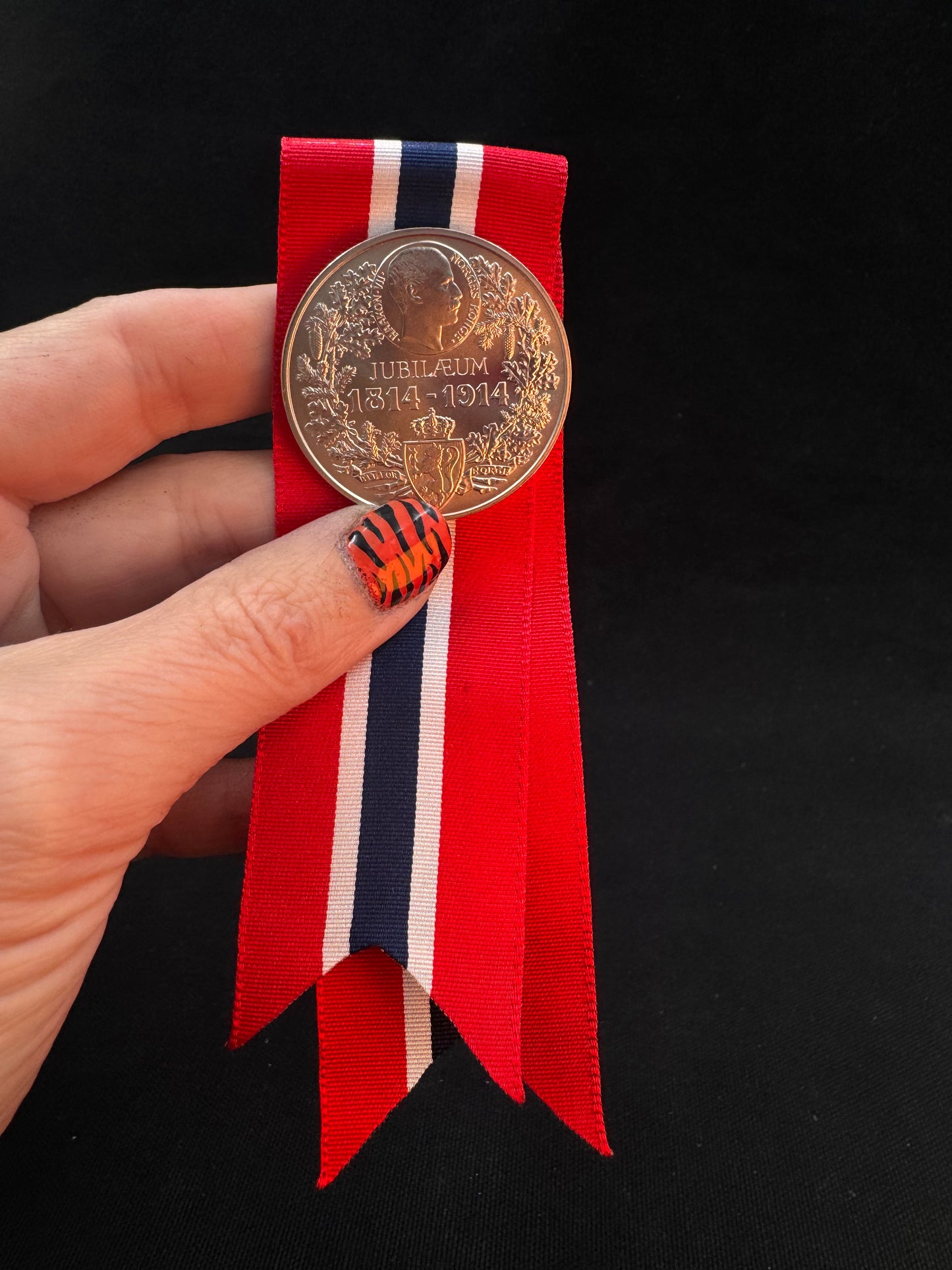 Vintage 17 Mai Samlermynt Sølv, Jubileum 1814-1914