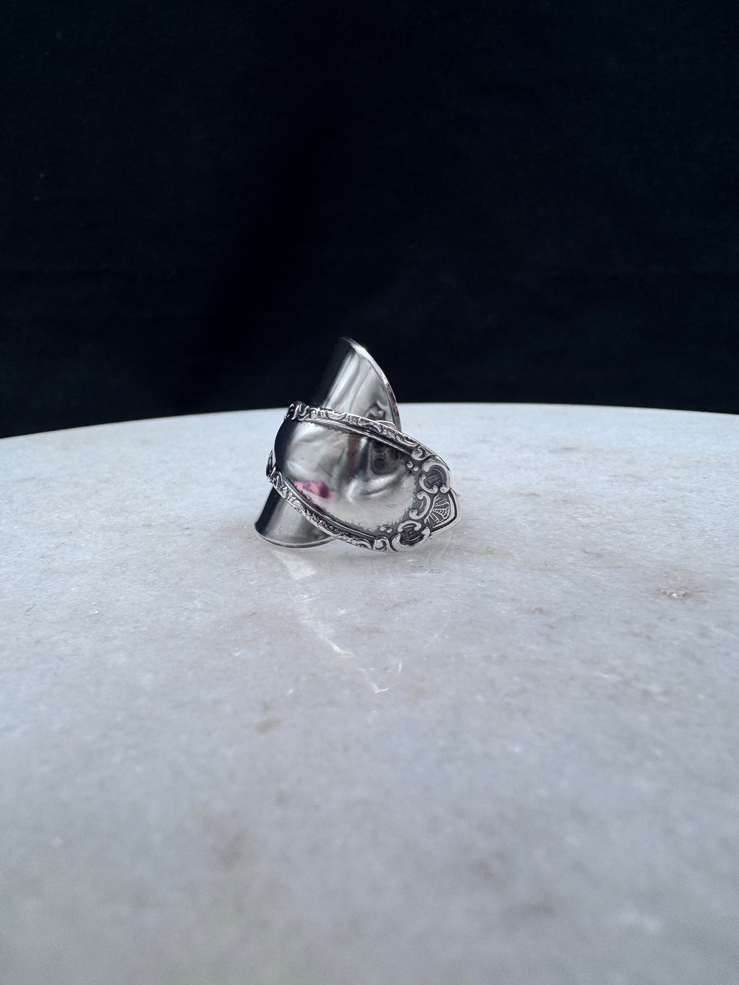 Bestilling! Vintage skjerfring ring eget sølv «Edel»