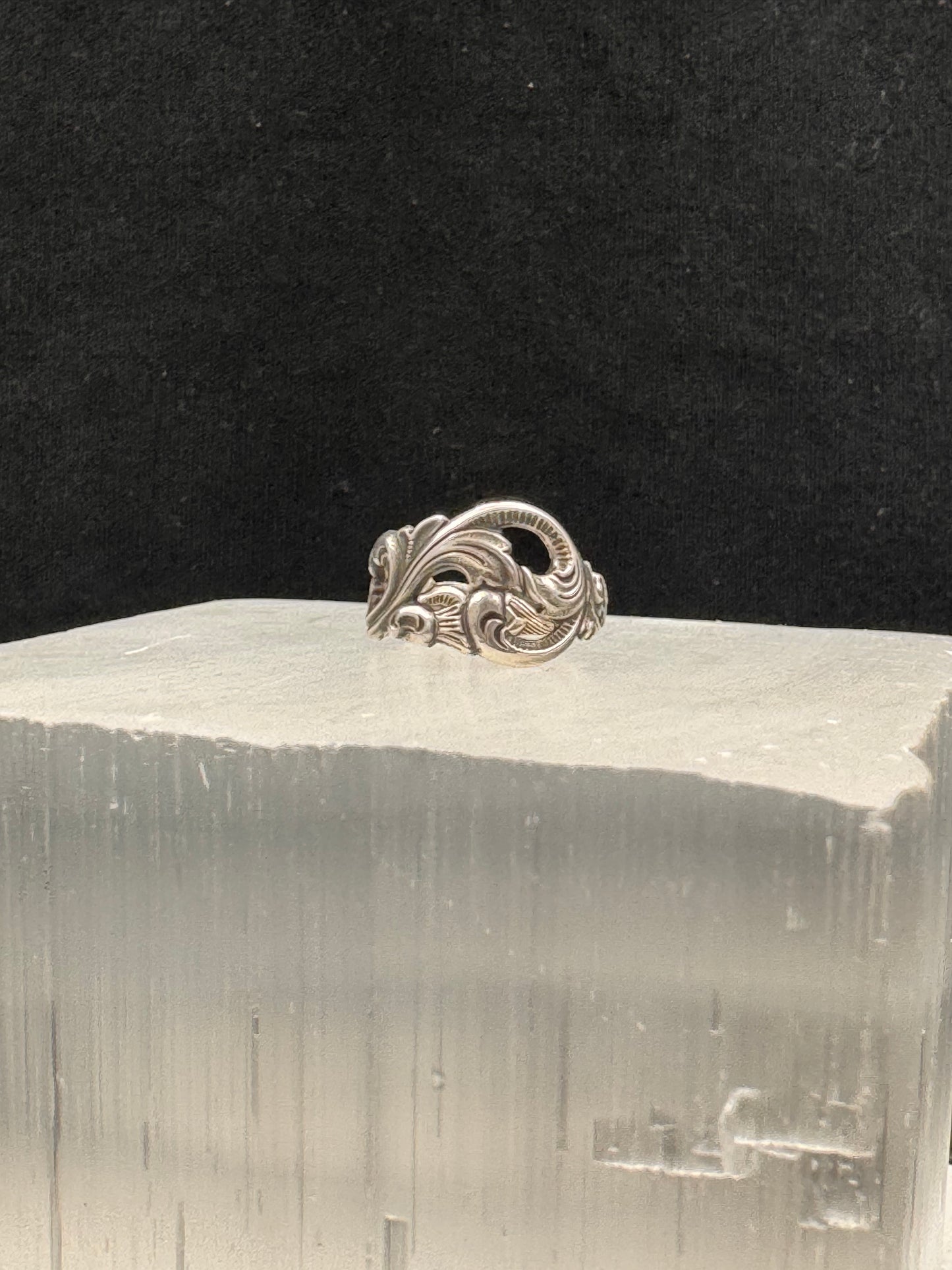 Bestilling! Vintage Ring eget sølv Rokokko