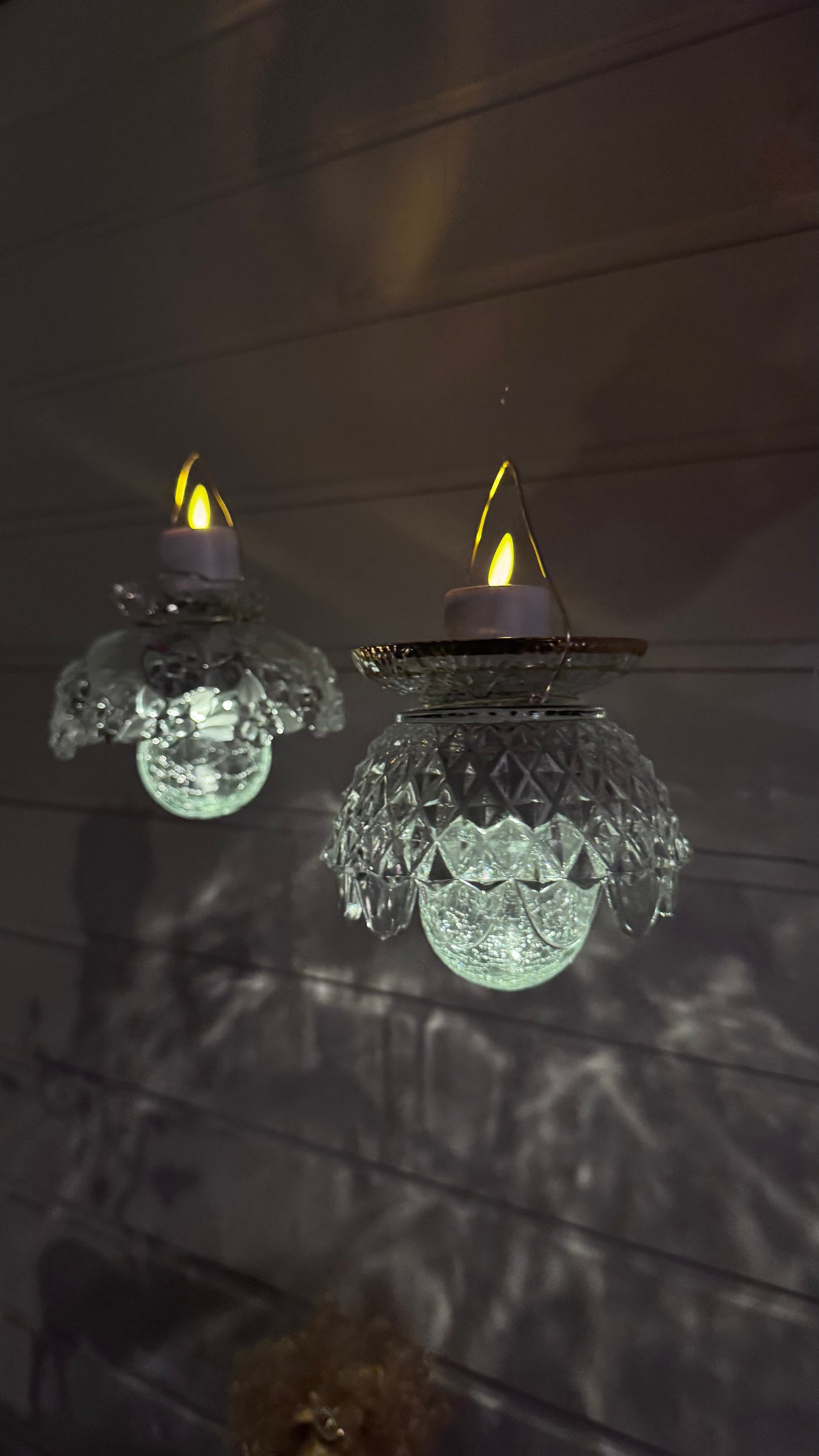 Bestilling / reservert! Hengende vintage Solcellelampe