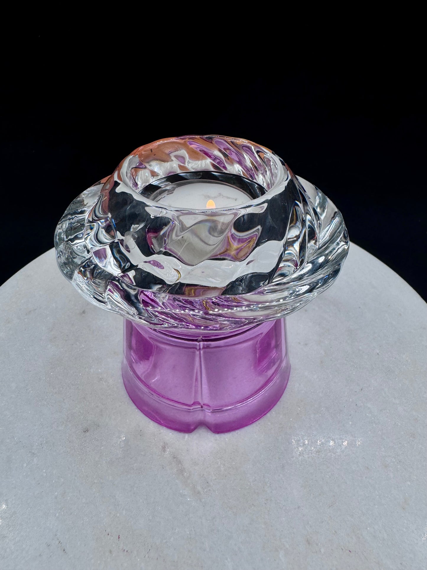 Vintage lysestake «mini» Rosa