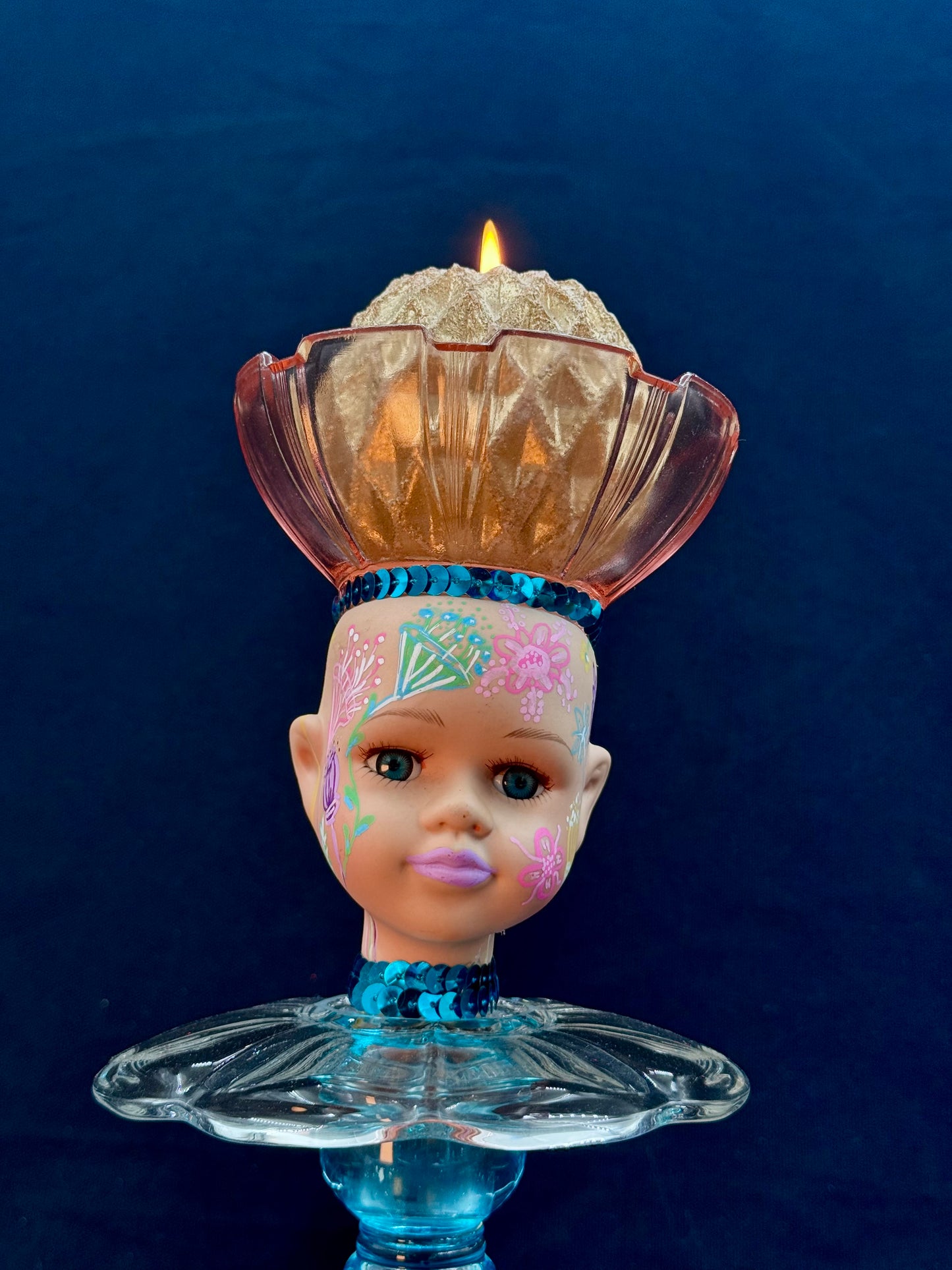 Vintage Dukke «FlowerLady»