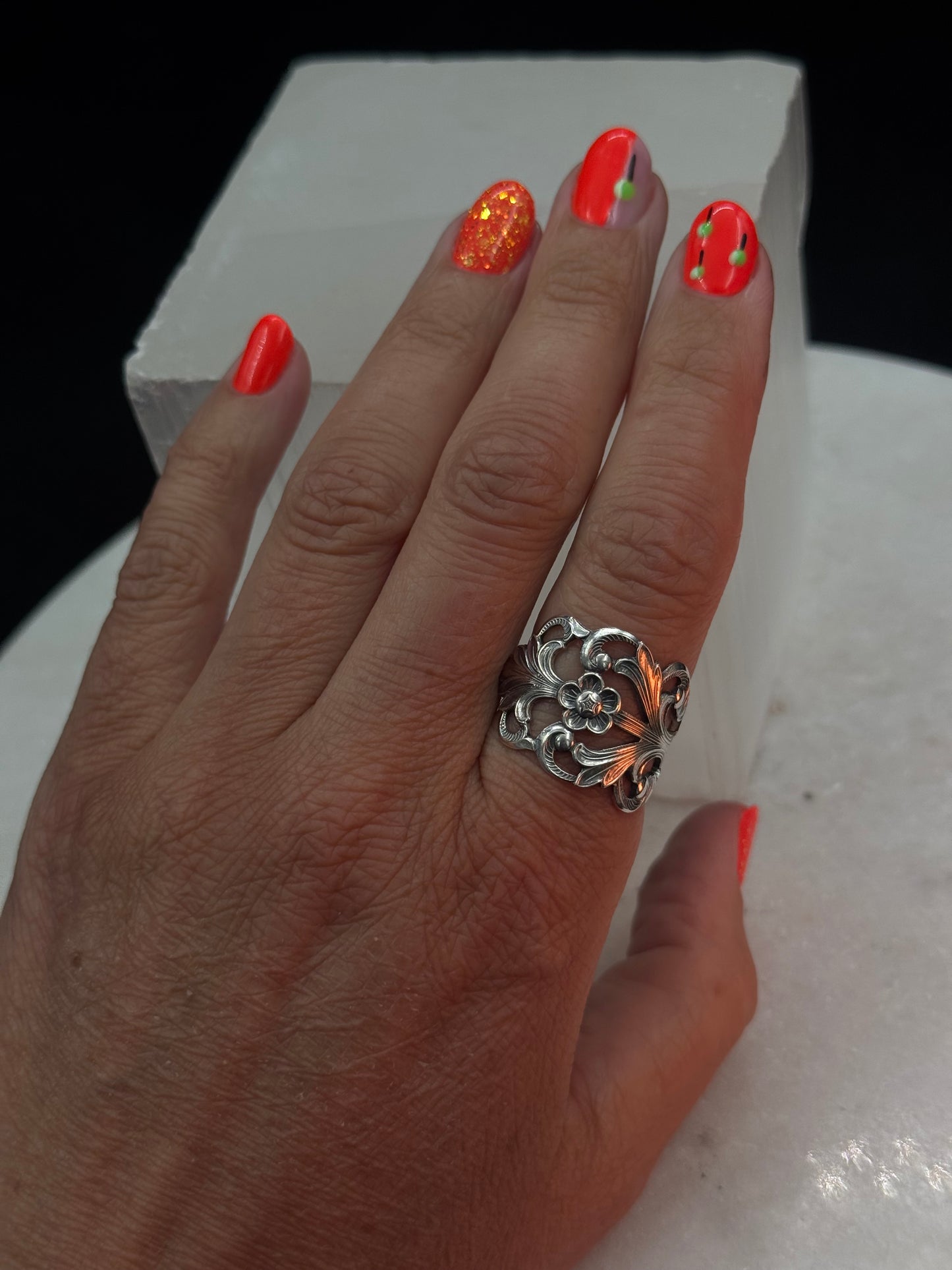 Bestilling! Vintage ring «Vikingrose» str 58