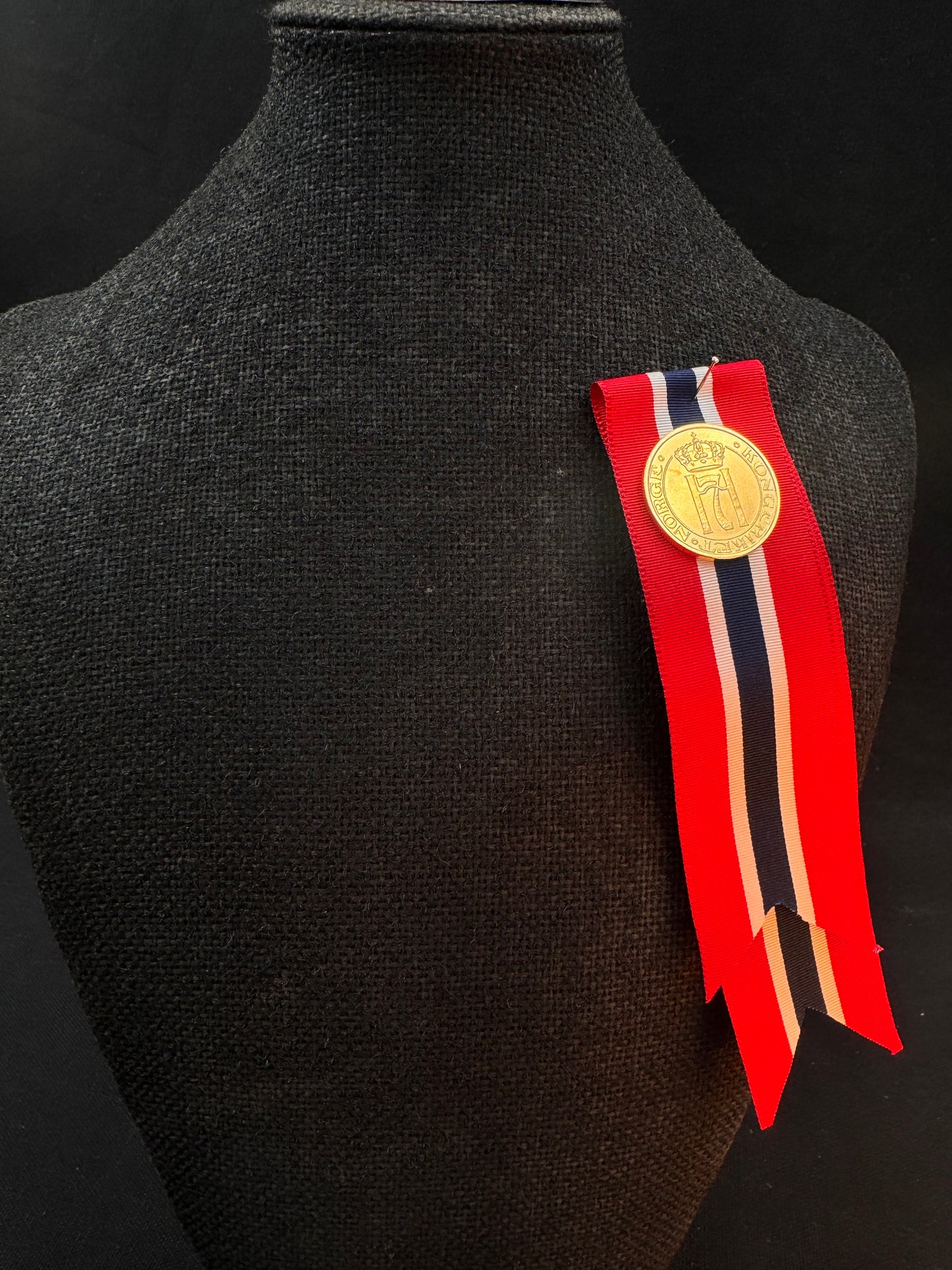 Vintage 17 Mai Samlermynt Gull Kong Håkon 7