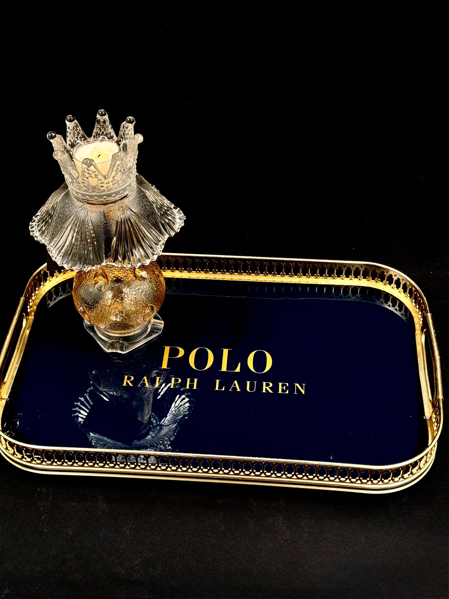 Vintage Polo serveringsbrett