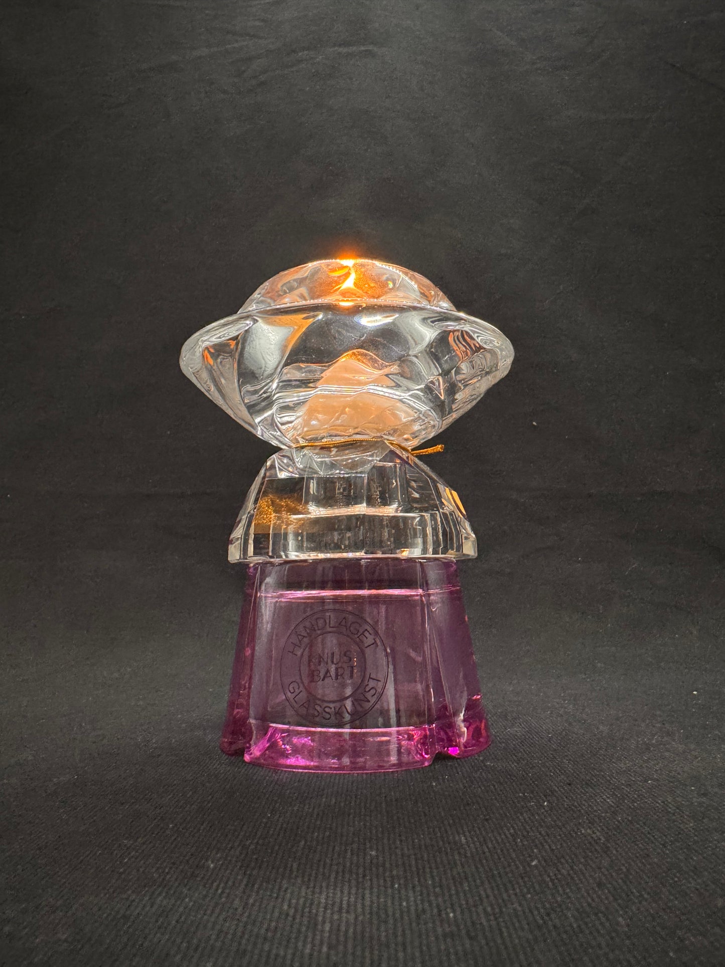 Vintage lysestake «mini» Lilla