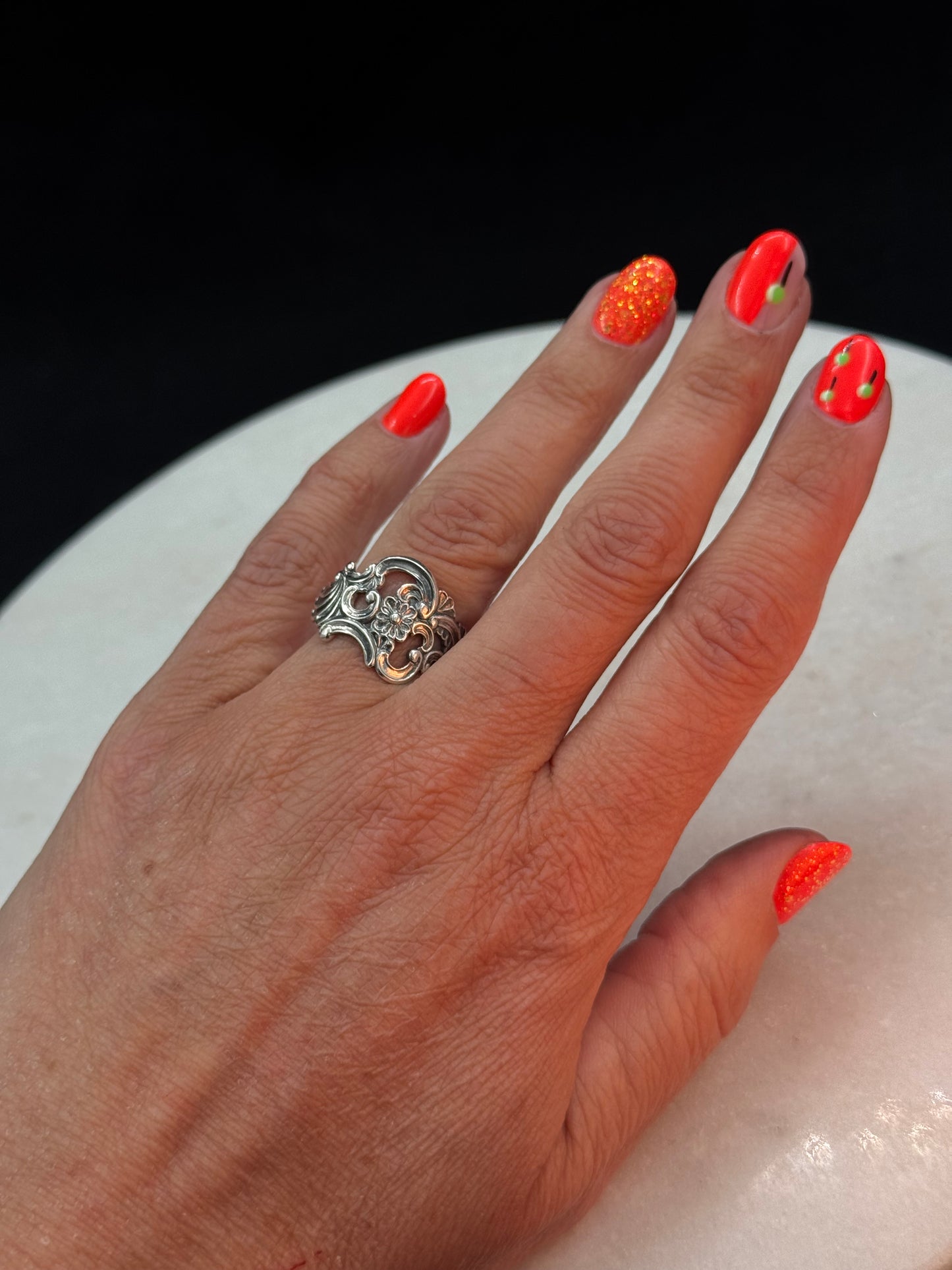 Bestilling! Vintage ring og smykkeanheng av oldemor