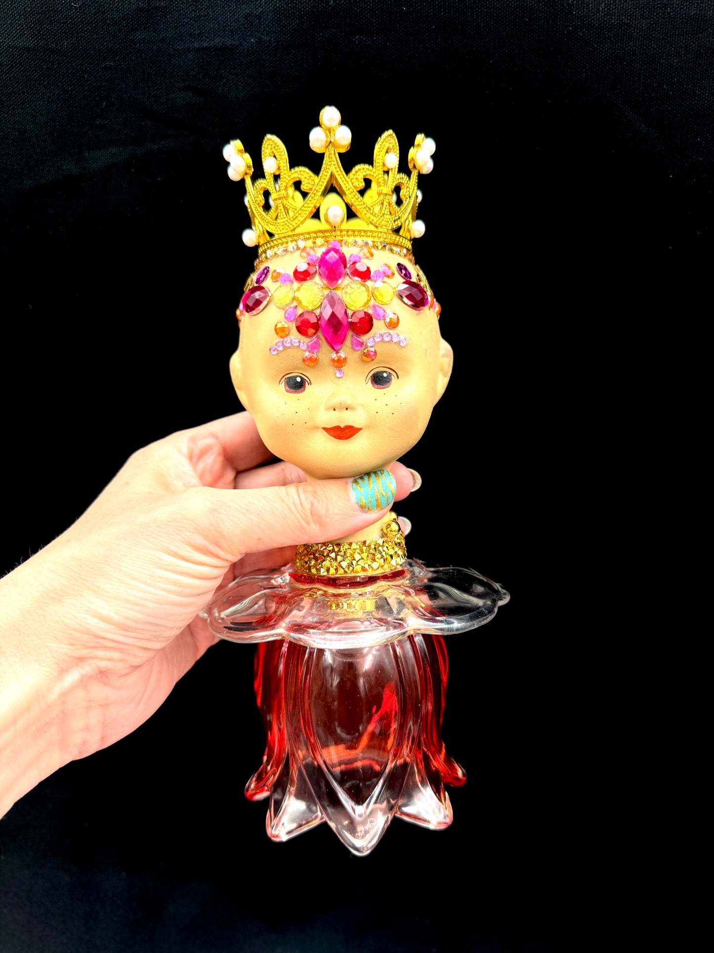 Vintage Dukke «Dronning Rubina»