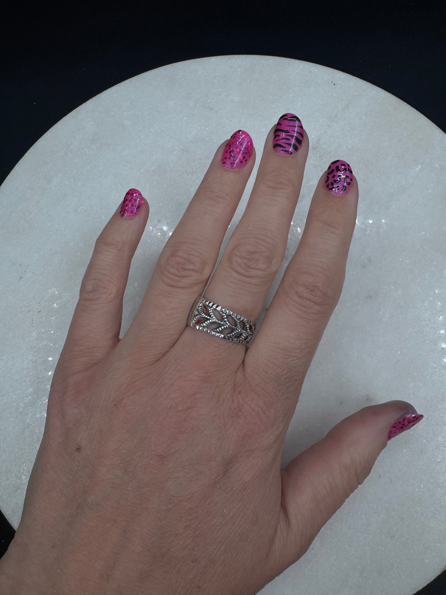 Bestilling! Vintage Ring Juvel str 56