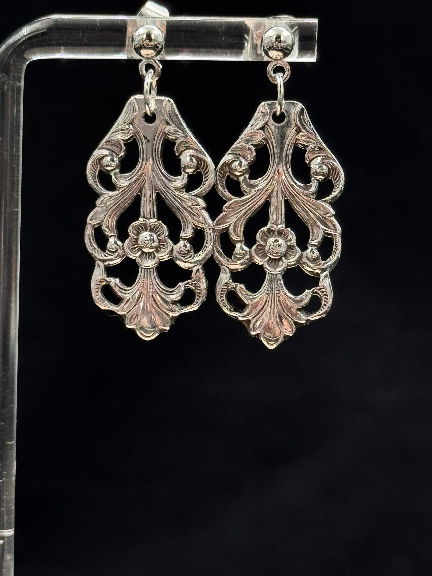 Vintage øredobber «Vikingrose» med ørestift