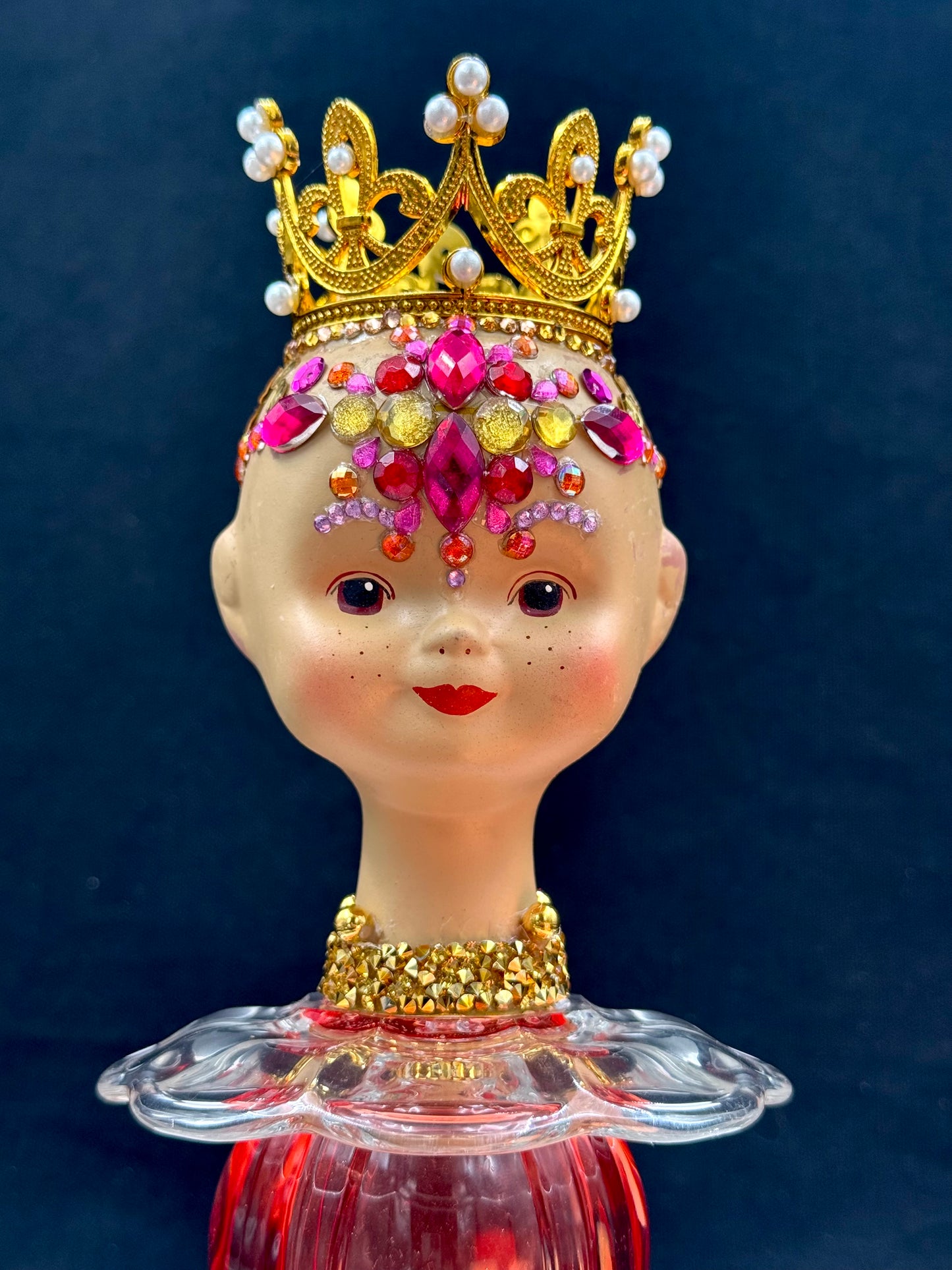 Vintage Dukke «Dronning Rubina»