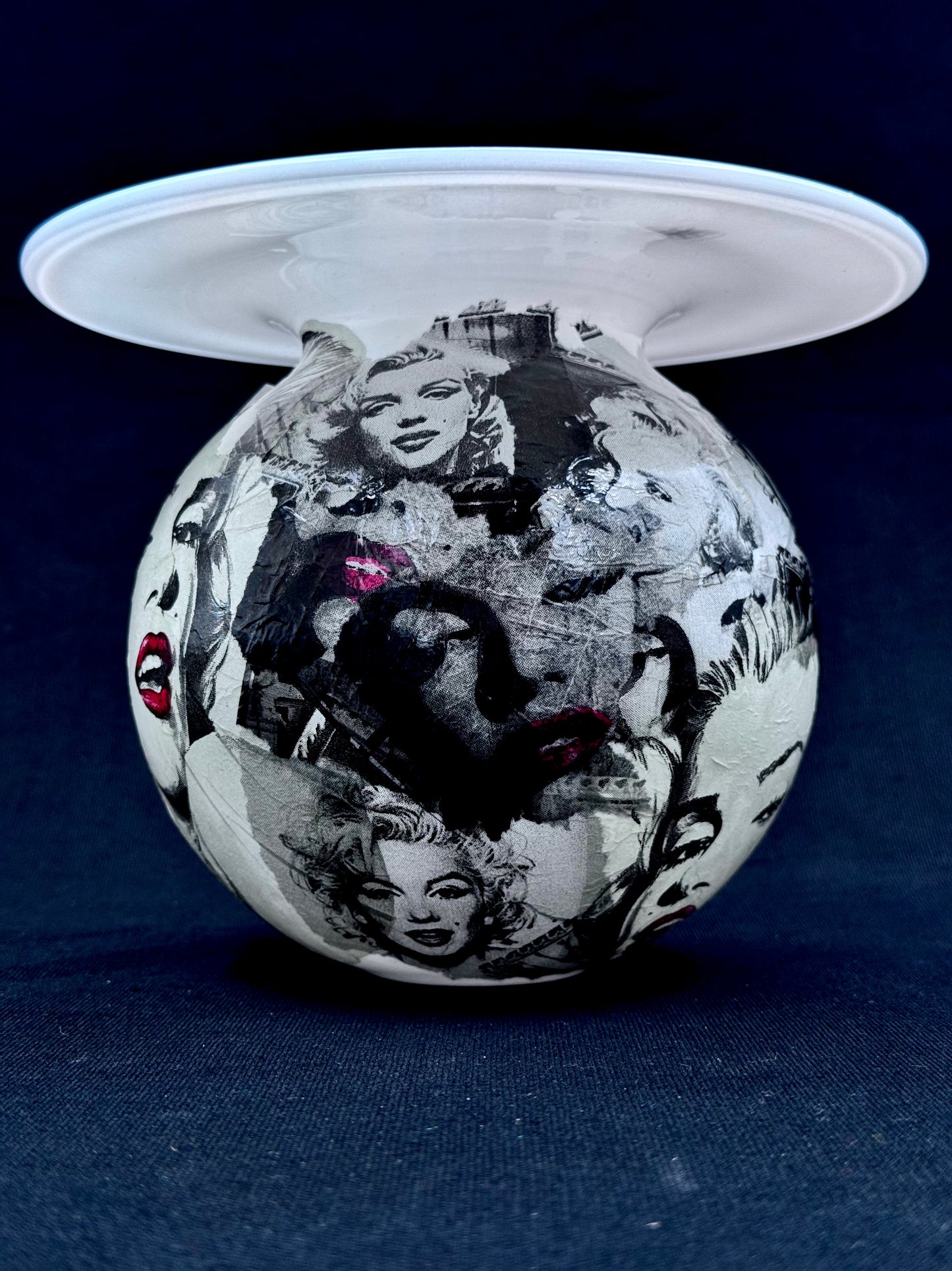 PopArt Boblevase med Marilyn Monroe