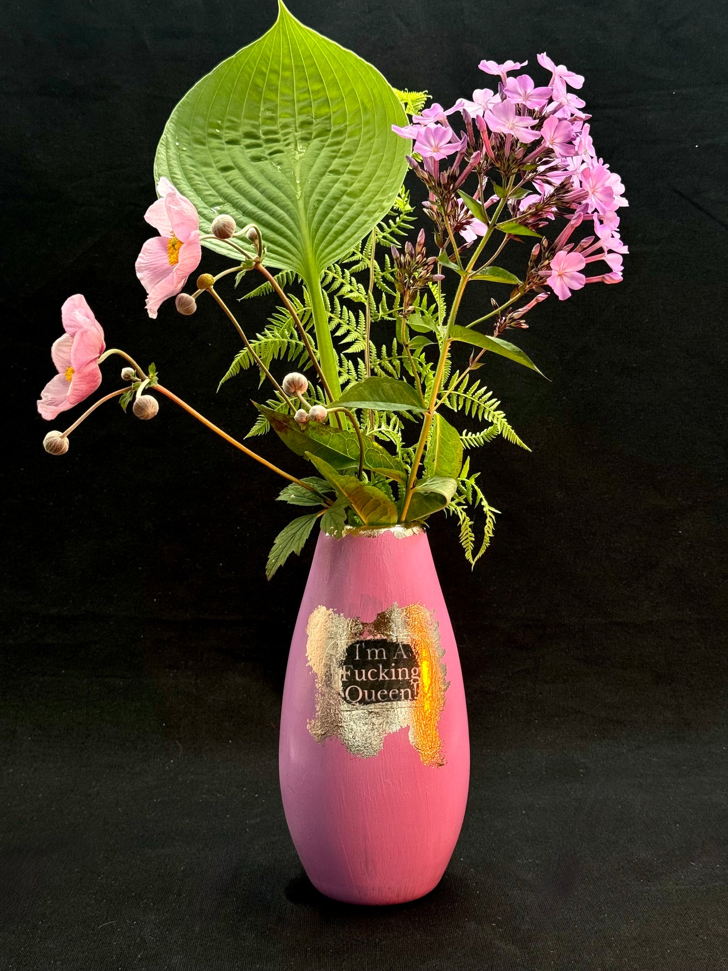 Popart Audrey Hepburn vase i pastell lilla💜
