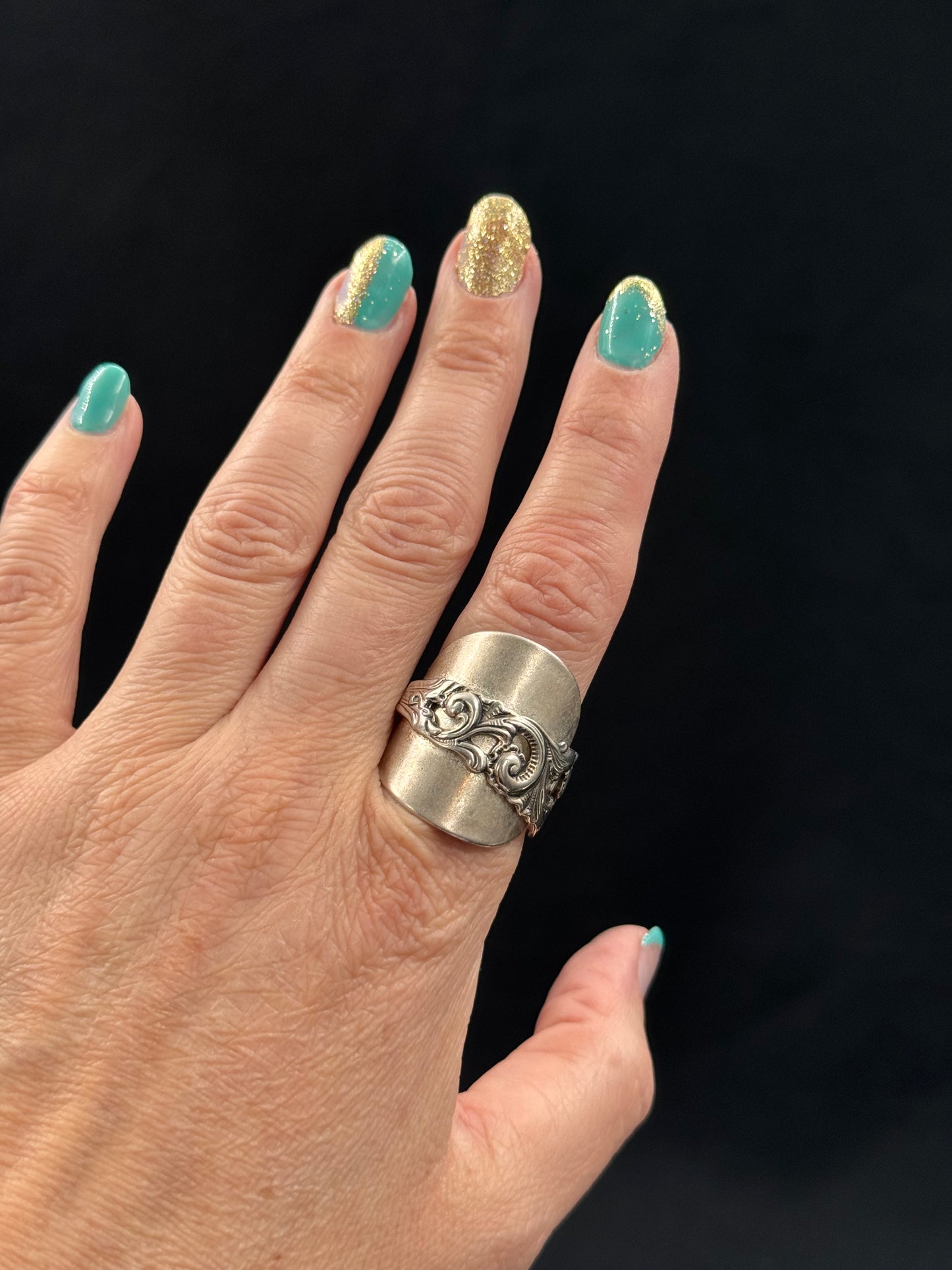 Vintage statement børstet «Tele» str 62