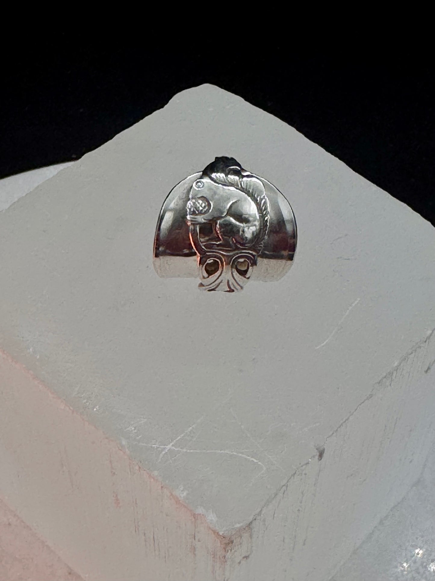 Bestilling! Vintage Skjerfring ekorn og ring eget sølv