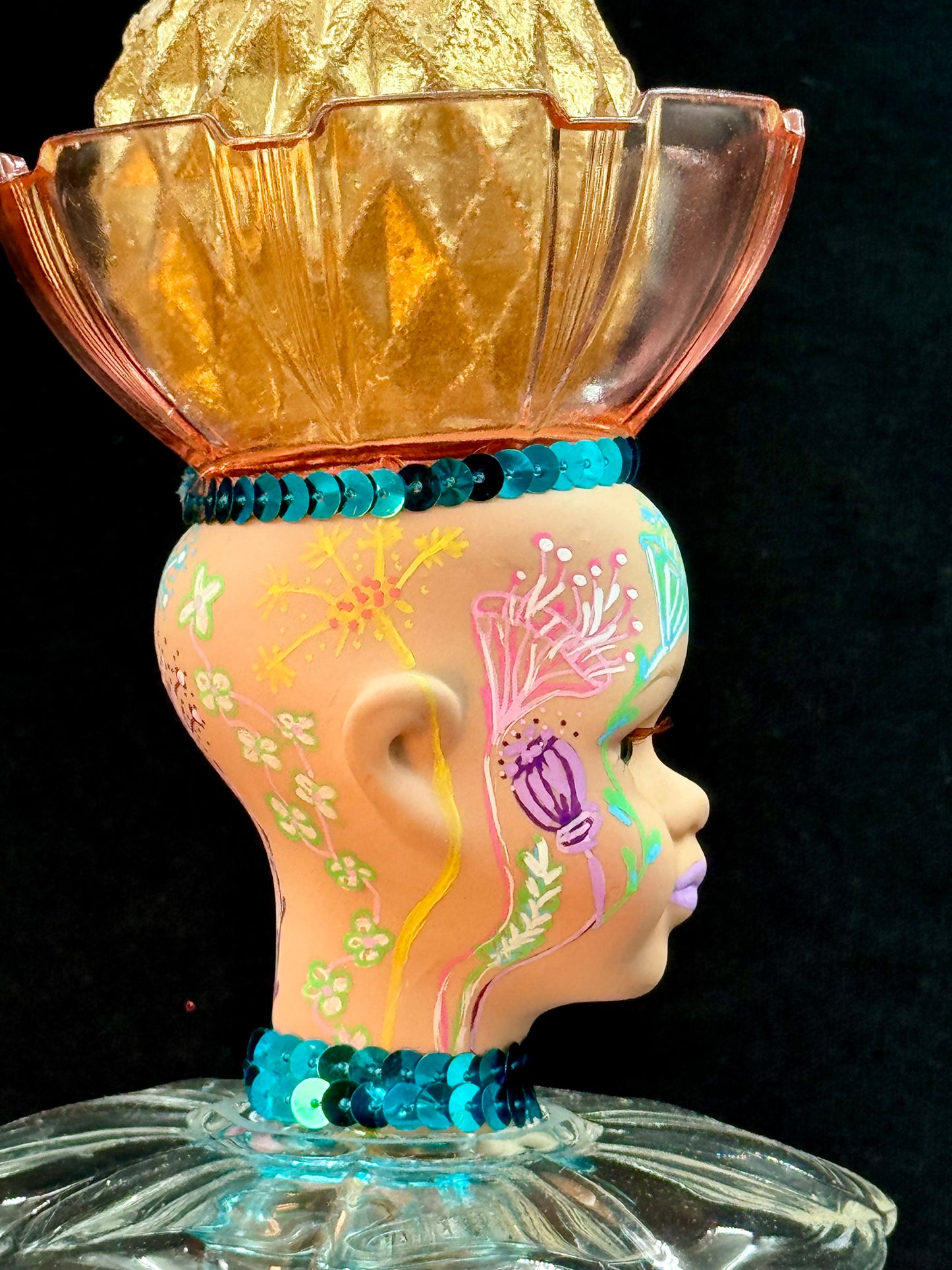 Vintage Dukke «FlowerLady»